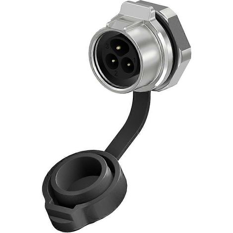Wasserdichter LP16 2-poliger Luftfahrtstromstecker, M16 lötfreies Ladegerät, Schraubverriegelungsstecker, IP68 3-poliger Adapter (1/5)