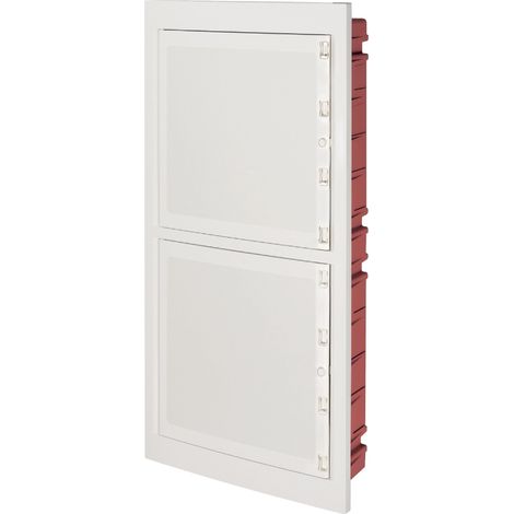 Centralino ad incasso, 72 (4x18) moduli, bianco, IP40, con sportello cieco - Elettrocanali EC63072C