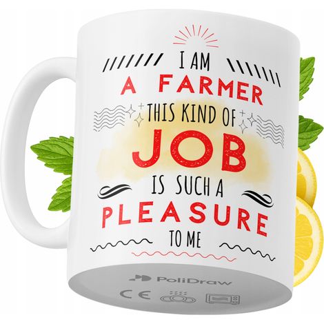 Lustige Kaffeetasse mit witzigem Textdesign für Bauern – ideal für Geburtstage, Namenstage und Feiertage. Hochwertige Tasse für besondere Anlässe, ob zu Hause, im Büro oder bei der Arbeit. Farbe: Weiß