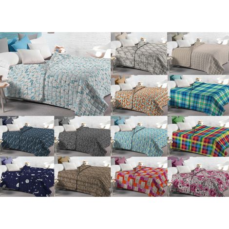 Quilt Trapuntino Piumino Estivo 100gr/mq Microfibra Bea Varie Fantasie, misuraSingolocoloreDIS.4 (1/4)