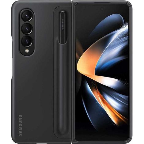 Samsung Standing Cover mit Pen Black, für Samsung Galaxy Z Fold4, EF-OF93PCBEGWW