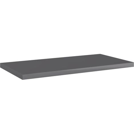 Maison Exclusive - Bücherregal-Bretter 8 Stk. Hochglanz-Grau 40x2 (1/5)