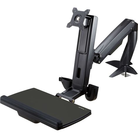 Startech ARMSTSCP1 Supporto da scrivania regolabile in altezza nero (1/5)