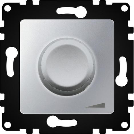Potenciómetro Regulador Gris 40-600W Triac IP20 Serie wLux Gris | IluminaShop