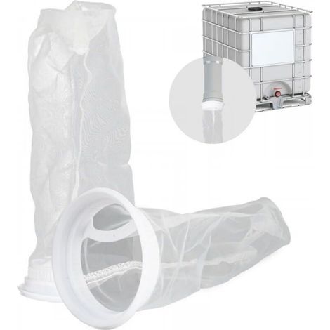 Filtro per serbatoio di acqua piovana da 1000 litri in 2 pezzi, filtro per coperchio IBC da 25 cm, filtro per coperchio in nylon lavabile a 200 maglie. (1/5)