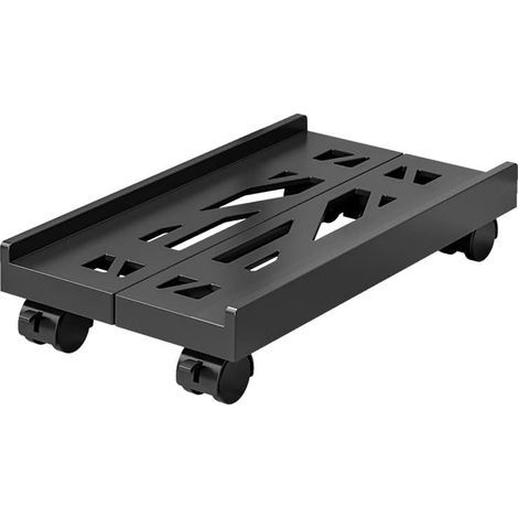 Support PC Universel Support Réglable pour Ordinateur Support Mobile pour PC avec 4 roulettes, Support CPU pour Tour de Bureau, PC de Jeu (1/5)