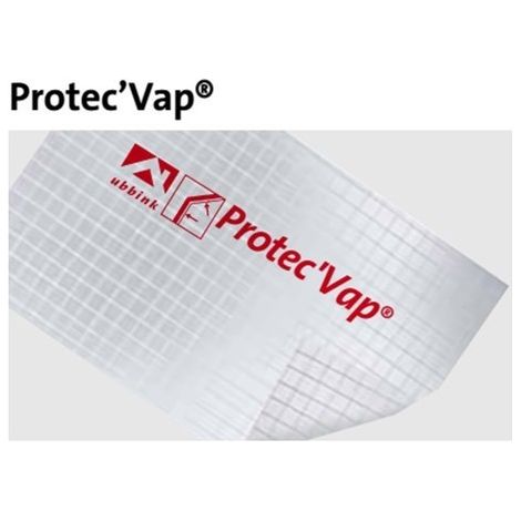 Ubbink – Écran pare-vapeur transparent 1.5m x 50m – Rouleau d'étanchéité pour chantiers humides – 204022 (1/2)