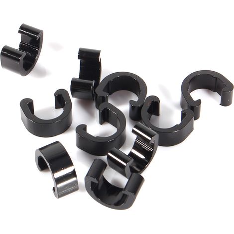 Lot 10 boucles frein – clip C – gaine câble changement vitesse – guide tuyau – VTT / vélo route
