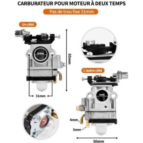 Tronçonneuse multifonction 4 en 1 avec perche et tarière, idéale pour jardin et terrain (1/3)