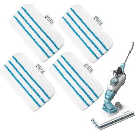 4pcs Steam Mop Cloths, for Steam Mop fsm1630s Steam Cleaner, for FSM1630, FSM1616, FSMH13E5, FSM1321, FSM1605, FSMH13151SM, FSMP20, FSM1620, FSM1621 (1/4)