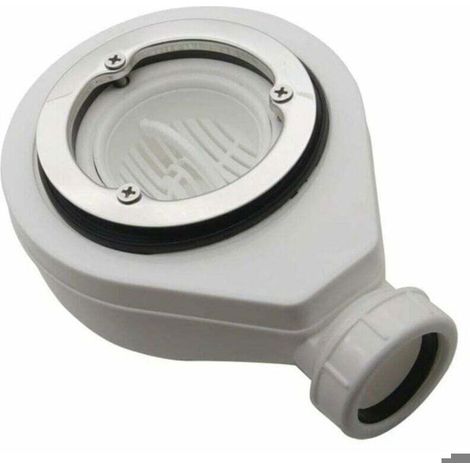 Bonde horizontale sans capot Ø90 DONA pour receveurs de douche (1/4)