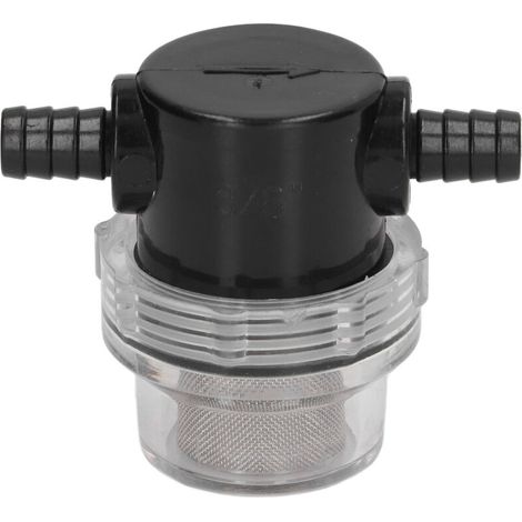 Filtre de Pompe à Eau Barbe ABS Tapistes 3/8 Pouce 1/2 Pouce Sortie pour Pompe CC 12 V 80 Psi avec une Sortie D'assemblage Simple -NPSM pour un Flux Stable (1/5)