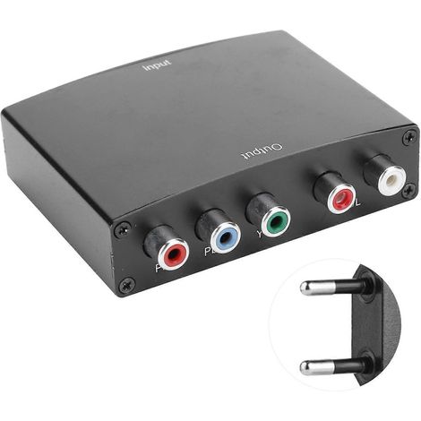 Convertisseur vidéo haute définition HDMI vers 5 RCA RGB, adaptateur d'interface vidéo composante R/L (1/5)