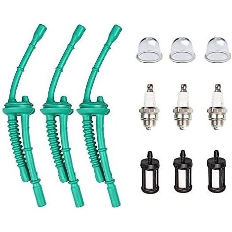 Filtre à carburant poire d'amorçage avec bougie d'allumage pour débroussailleuse STIHL FS55 FS38 FS45 FS46 FS55R KM55 HL45 MM55 FS100 FS110 FS130 (1/5)