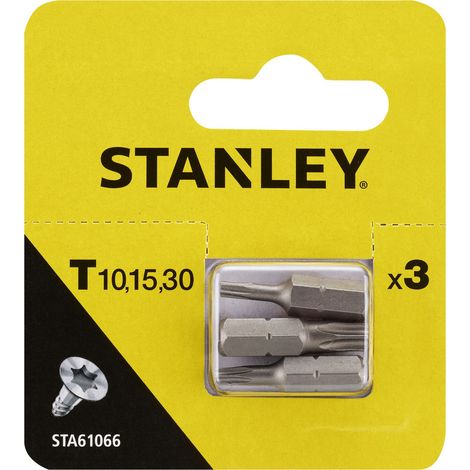 1 confezione piranha X61066 con 3 inserti TORX 25 mm con arresto a molla B&D (1/2)