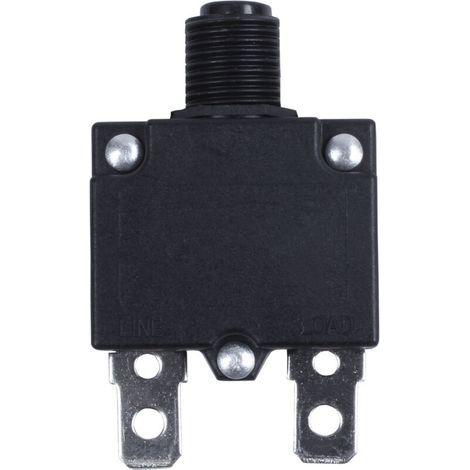 Protecteur thermique de surcharge disjoncteur AC 125 / 250V 10A noir (1/4)