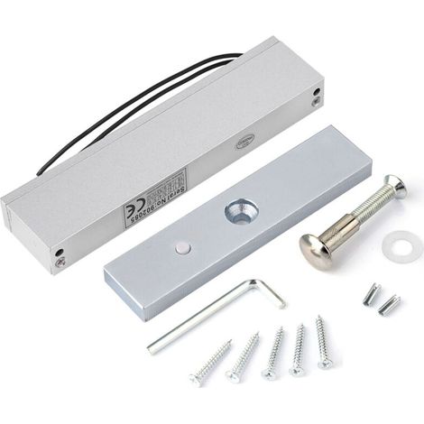 Serrure de porte magnétique électrique, contrôle d'accès à Force forte de 180kg pour tiroir d'armoire de porte (1/5)