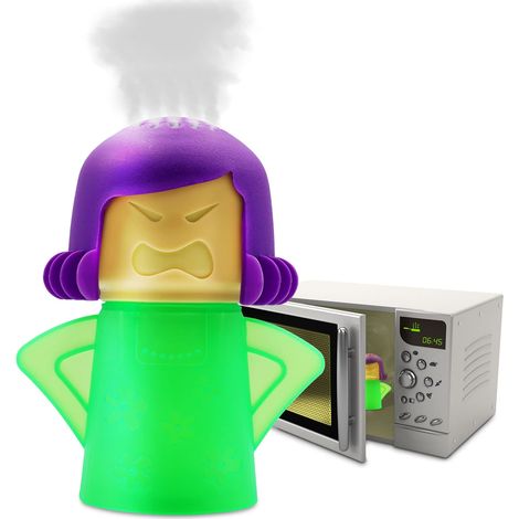 Nettoyant pour four à micro-ondes, nettoyant pour four à micro-ondes Angry Mom, nettoyeur vapeur pour four à micro-ondes (1/5)