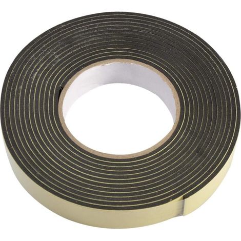 Modonghua Ruban en mousse – Ruban éponge simple face, bande d'étanchéité autocollante, bande d'étanchéité étanche en caoutchouc pour porte épaisseur 1mm Largeur 50mm long10m (1/5)