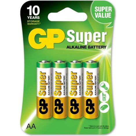 LR6 PILES SUPER ALCALINES (1/5)