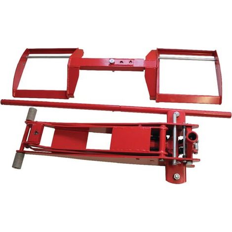 Lève-autoportée hydraulique 500 kg – Hauteur de levage 90 cm – Cadre réglable 115 à 135 cm – Compatible tracteurs tondeuses