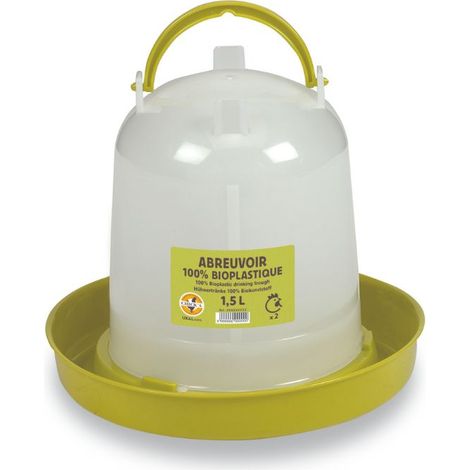 Abreuvoir bioplastique 1,5L pour volailles CHICK'A