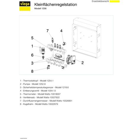 VIEGA 684112 Station de régulation pour petites surfaces Fonterra (1/5)