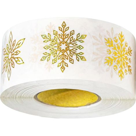 décoratifs flocons de neige pour récompenses festives sceaux