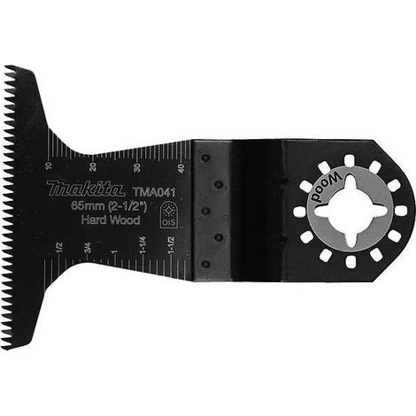 Lame plongeante HCS MAKITA B-64901 pour coupe rapide de bois avec clous 65 x 40 mm