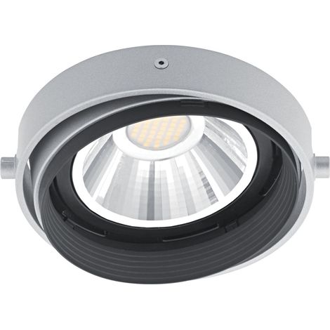 QUADRA 185-Support p/Lpe G53 AR111 rond orient.et basc gris,Lpe non incl. ARIC 4197 (1/2)