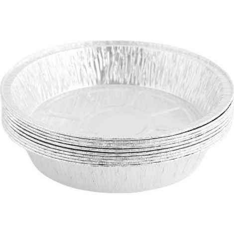 20 Einweg-Aluminiumteller (18 cm), geeignet für Heißluftfritteusen, Kochen, Backen und Aufbewahrung. (1/5)