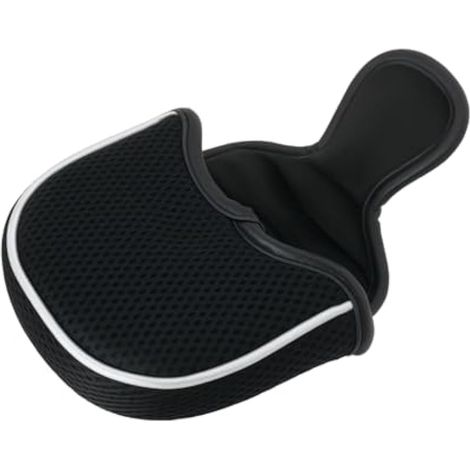 Housse de putter mesh noir à fermeture magnétique, accessoire golf mode (1/5)