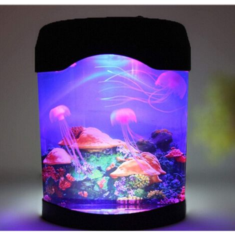 ® Éclairage artificiel LED pour aquarium en forme de méduse - Décoration pour aquarium - Veilleuse (1/5)