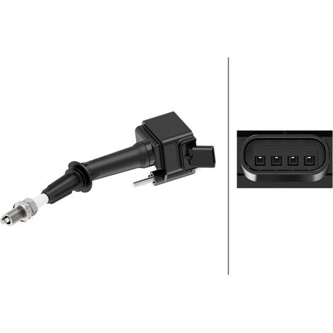 Bobine d'allumage HELLA 5DA 358 057-921 MERCEDES-BENZ 1 208 117 12 635 672