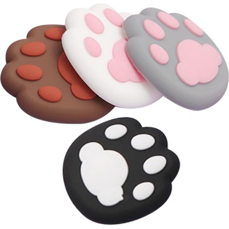 4 Piece Collision Protector Silicone Slamming Prevent Handle Color