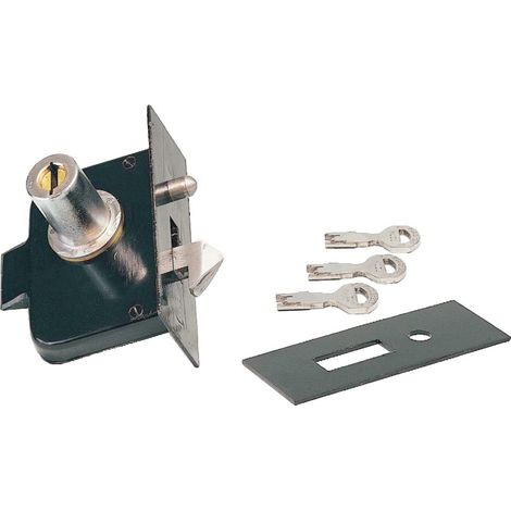 Serrure à larder coffre étroit pour grille articulée MUEL 1183P