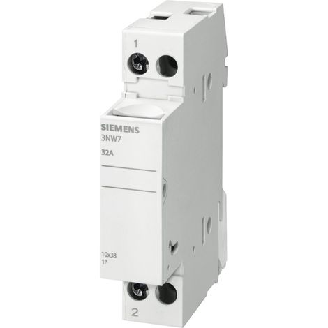 Siemens zylindrischer Sicherungshalter DIN 3NW7 1P 32A 10,3X38 1M 3NW7013