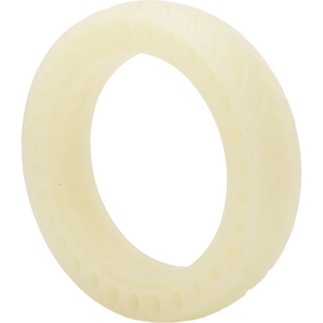 Pneu increvable 8,5 pouces pour scooter Xiaomi M365 - Vert fluo lumineux, structure alvéolée légère sans air (1/5)