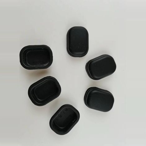 Compatible with Motorola GM338, GM3188, and GM950 car radios: dust cover and tail plug cover. (1/5)