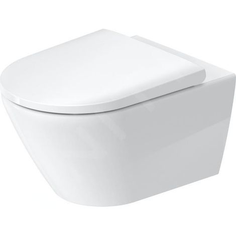 WC suspendu Duravit D-Neo, chasse deau basse, sans rebord, sortie
