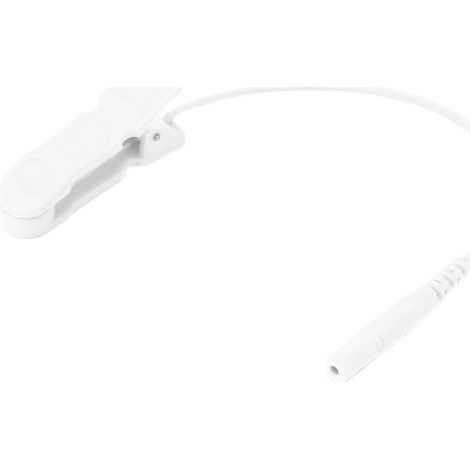 Câble de connexion électrode TENS 2.0mm avec pinces auriculaires pour appareil de massage numérique (1/5)