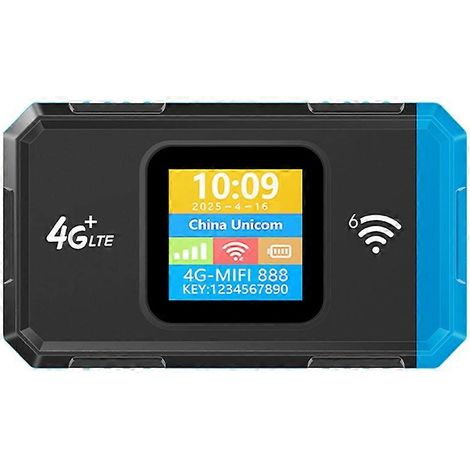 Reise-WLAN-Hotspot mit SIM-Kartensteckplatz, 4G/5G- und Wi-Fi 6-kompatibel, LED-Bildschirm, stabile Verbindung, unterstützt bis zu 16 Geräte, ideal für Wohnmobile und andere Freizeitfahrzeuge. (1/5)