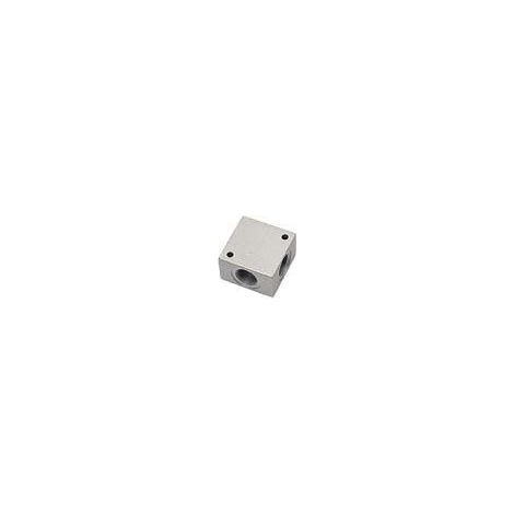 Raccord fileté pour distributeurs pneumatiques Legris 1 sortie G 1/2 Femelle G 1/2 Femelle ( Prix pour Sachet de 10 )