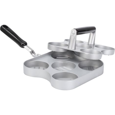 Presse À Burger 5 Grilles Robustes Anti-Adhésives (1/5)