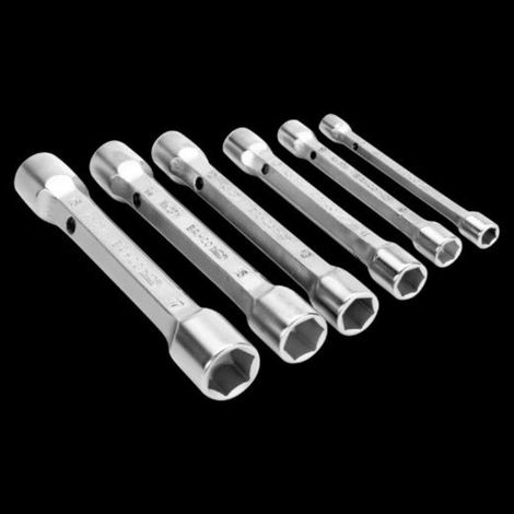 Llave tubular de dos bocas BAHCO 27M 6JGO 6x7-16x17 (706-6 P) (1/2)