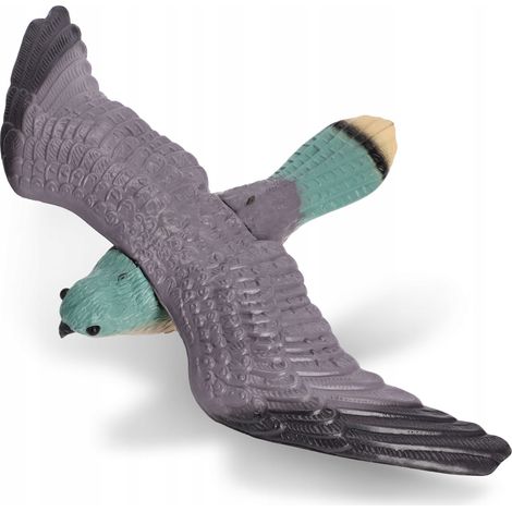 KADAX Vogelschreck aus Kunststoff, künstliche Turmfalke, Vogelabwehr, 1 Stück (1/5)