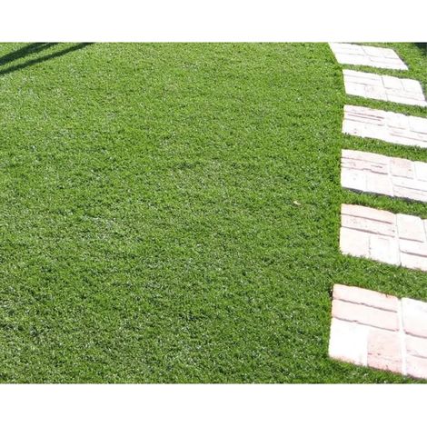 Prato Sintetico Drenante 25 mm 1x25 m Erba Verde Realistica da Esterno
