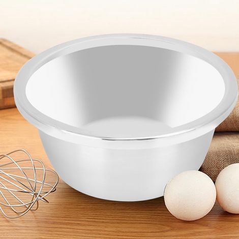 Bol mélangeur multifonction pour servir, cuisiner, battre les œufs et servir à la salade, idéal pour la maison, les barbecues et les restaurants. (1/5)