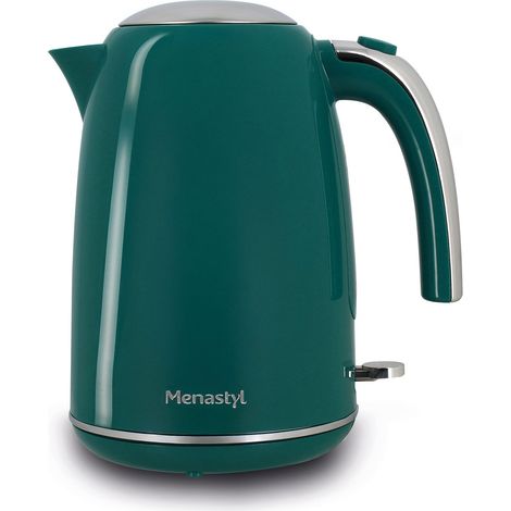 Bouilloire électrique 1,7L en acier inoxydable, RETRO (1/3)
