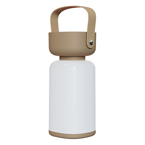 Lampe de bureau portable sans fil minimaliste marron-jaune, lumière d'ambiance tactile LED, lampe de bureau d'extérieur, (1/5)